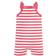 Touched By Nature Baby Girl's Rompers 3-pack - Strawberries