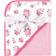 Luvable Friends Hooded Towel and Washcloth Set Floral