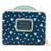 Loungefly Disney Snowman Mickey Minnie Mouse Snow Globe Zip Around Wallet - Blue