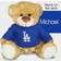 Chad & Jake Los Angeles Dodgers Team Personalized Plush Bear