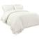 Lush Decor Reyna Duvet Cover White (228.6x228.6cm)