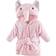 Little Treasures Baby Plush Bathrobe - Floral Elephant (10374002)