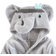 Little Treasure Baby Plush Bathrobe - Tribal Elephant (10374001)