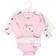 Little Treasures Cotton Bodysuits 3-pack - Floral Baby Bear (10177663)