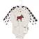 Hudson Cotton Long-Sleeve Bodysuits 3-pack - Moose (10125006)