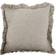 Saro Lifestyle Ruffled Complete Decoration Pillows Beige (50.8x50.8cm)