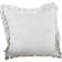 Saro Lifestyle Ruffled Complete Decoration Pillows White (50.8x50.8cm)