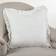 Saro Lifestyle Ruffled Complete Decoration Pillows White (50.8x50.8cm)