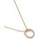 Roberto Coin 18K Yellow Gold Tiny Treasures Diamond Circle Pendant Necklace, 16-18