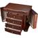 Pko Inc Large Brushed Jewelry Box - Brown