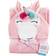 Hudson Animal Face Hooded Towel Whimsical Unicorn