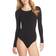 Yummie Long Sleeve Shaping Thong Bodysuit - Black