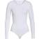 Yummie Long Sleeve Shaping Thong Bodysuit - White