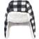 Hudson Baby Trapper Hat and Mitten Set - Black/White Plaid (10154886)