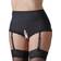 Cottelli Collection Crotchless Briefs with Suspender Straps