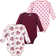 Hudson Long Sleeve Bodysuits 3-pack - Rose