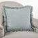 Saro Lifestyle Ruffled Complete Decoration Pillows Blue (50.8x50.8cm)