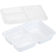 Good Cook Meal Prep 3 Compartment Food Container 10pcs