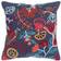 Rizzy Home Poly Filled Floral with Bird Complete Decoration Pillows Blue (50.8x50.8cm)