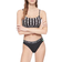 Calvin Klein One Cotton Unlined Bralette - One Logo Stripe Black