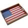 Mikasa Gourmet Basics American Flag Lazy Susan Serving Tray