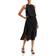 Ramy Brook Audrey Sleeveless Halter Drop Waist Midi Dress - Black