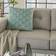 Mina Victory Life Styles Erased Velvet Complete Decoration Pillows Green (55.88x55.88cm)