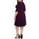 Kiyonna Essential Wrap Dress Plus Size - Plum Passion