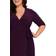 Kiyonna Essential Wrap Dress Plus Size - Plum Passion