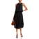 Ramy Brook Audrey Sleeveless Halter Drop Waist Midi Dress - Black