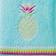 SKL Home Colorful Pineapple Guest Towel Turquoise (63.5x40.64cm)