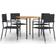 vidaXL 3072489 Patio Dining Set, 1 Table incl. 4 Chairs