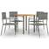 vidaXL 3072489 Patio Dining Set, 1 Table incl. 4 Chairs