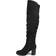 Journee Collection Kaison Wide Calf - Black