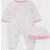 Little Me Teddy Footed One-Piece & Hat - Pink