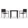 vidaXL 3099413 Patio Dining Set, 1 Table incl. 2 Chairs