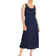 Hanro Deluxe Long Tank Gown - Deep Navy