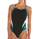 Dolfin Reliance Colorblock DBX Back One Piece Swimsuit - Black/Green