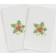 Christmas Holly Bunch Guest Towel White (76.2x40.64cm)