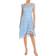 Eliza J Asymmetric Lace Dress - Light Blue