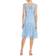 Eliza J Asymmetric Lace Dress - Light Blue