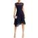 Eliza J Asymmetric Lace Dress - Navy