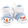 Hudson Holiday Fleece Booties - Snowman