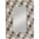 Olivia & May Farmhouse Ogee Design Rectangular Wooden Framed Wall Mirror 69.8x100.8cm