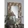 Olivia & May Farmhouse Ogee Design Rectangular Wooden Framed Wall Mirror 69.8x100.8cm