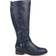 Journee Collection Ivie Wide Calf - Navy