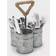 Mind Reader 3 Section Utensil Holder