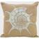 Saro Lifestyle Spiral Shell Complete Decoration Pillows Beige (50.8x50.8cm)