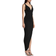 Norma Kamali Tara Side Drape Gown - Black