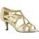 Easy Street Flattery Rhinestone Evening - Gold